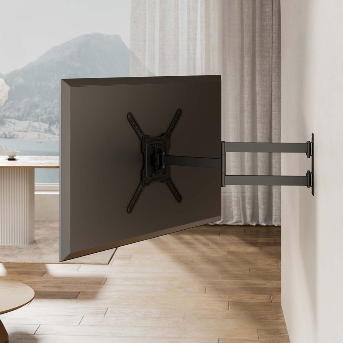 Soporte-de-TV-Aisens-WT65TSLE-383-23--65--giratorio---inclinable-para-pared-negro