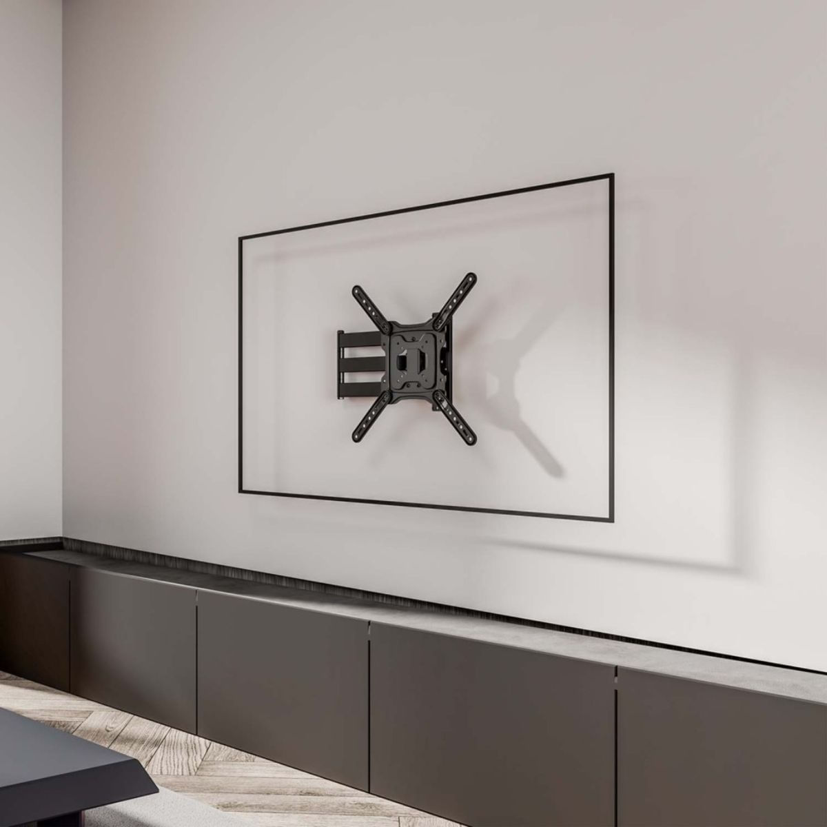 Soporte-de-TV-Aisens-WT65TSLE-383-23--65--giratorio---inclinable-para-pared-negro