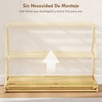Zapatero-Leslie-Homcom-3-niveles-diseño-plegable-natural-455x60x29-cm-