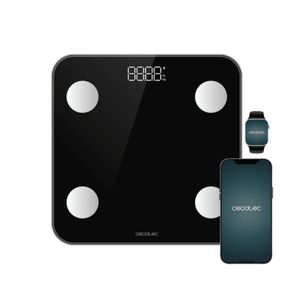 Báscula de baño Cecotec Surface Precision HealthySmart 25 parámetros 180kg negro