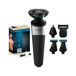 Afeitadora Cecotec Multigrooming 5 en 1 con 3 cuchillas acero inox negro