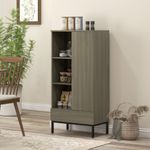 Aparador-Finlandia-Homcom-1-puerta---3-estantes-marron-121x60x34-cm-