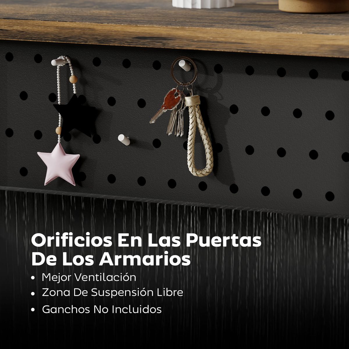 Aparador-Valeria-Homcom-2-puertas---2-compartimentos-abiertos---1-cajon-80x100x40-cm-