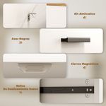 Aparador-Venecia-Homcom-2-cajones---2-puertas-blanco-natural-903x686x35-cm