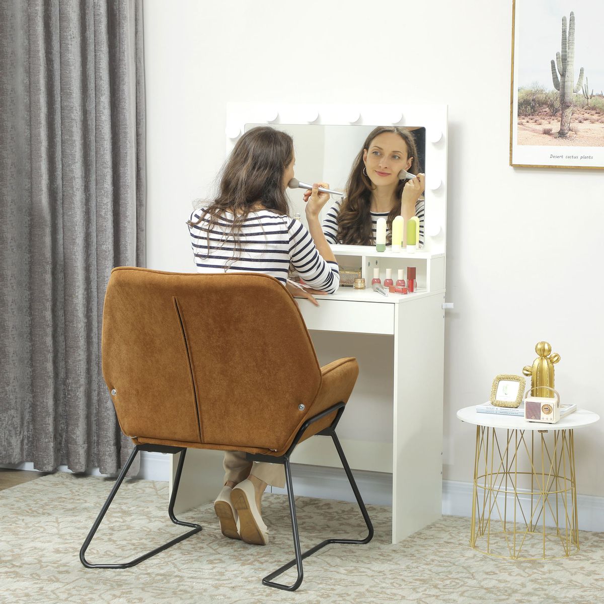 Butaca-Mayra-Homcom-patas-U-marron-87x70x675-cm