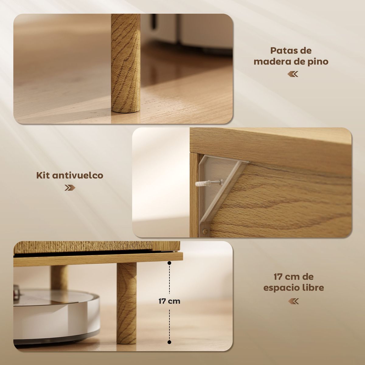 Aparador-Akira-Homcom-detalles