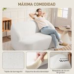 Sofa-Ami-Homcom-2-plazas-tapizado-borreguito-comodo