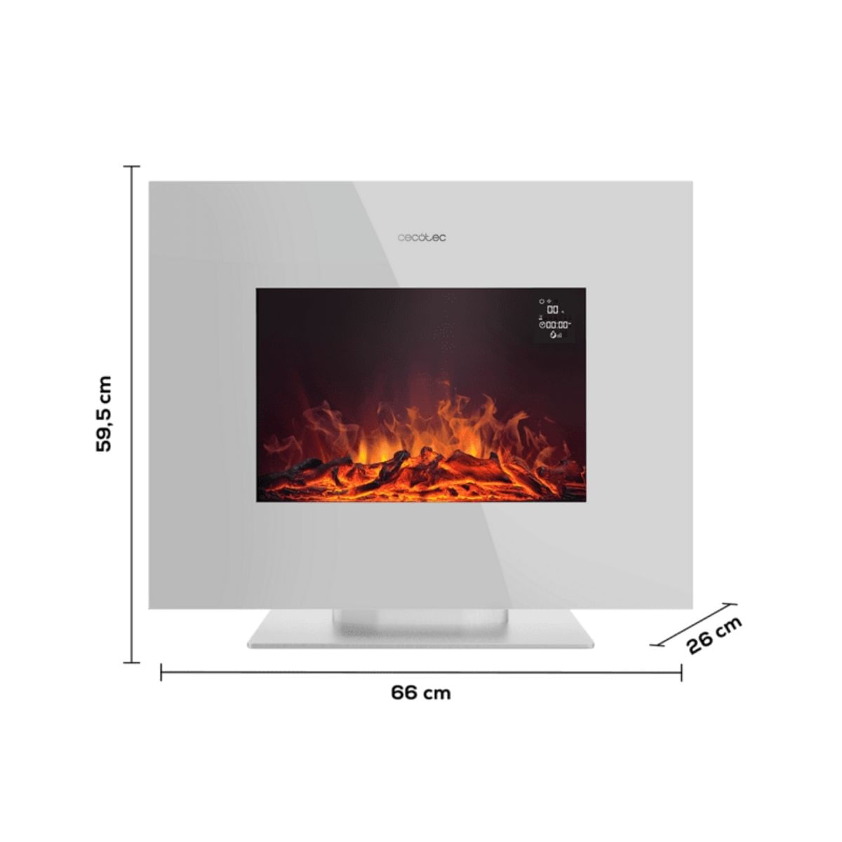 Chimenea-electrica-Cecotec-Ready-Warm-2710-Design-Flames-2000W-mando-a-distancia-26’’-blanco
