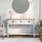 Consola-Adriana-3-cajones---1-estante-blanco-natural-73x114x345-cm