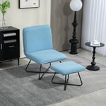 Butaca-Mistral-Homcom-con-reposapies-ambientada