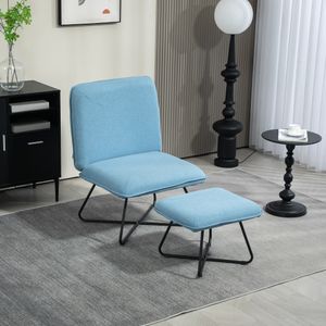 Butaca Mistral Homcom con reposapiés 91x68x71 cm