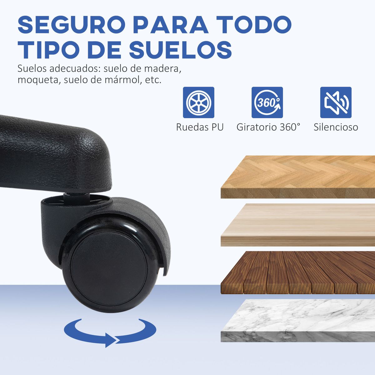 Silla-de-escritorio-Arborea-Homcom-ruedas