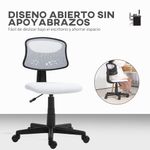 Silla-de-escritorio-Arborea-Homcom-altura-regulable-blanco-78-88x43x48-cm