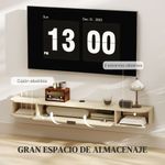 Mueble-de-TV-Florenza-Homcom-con-puerta-2-compartimentos-natural-16x140x24-cm