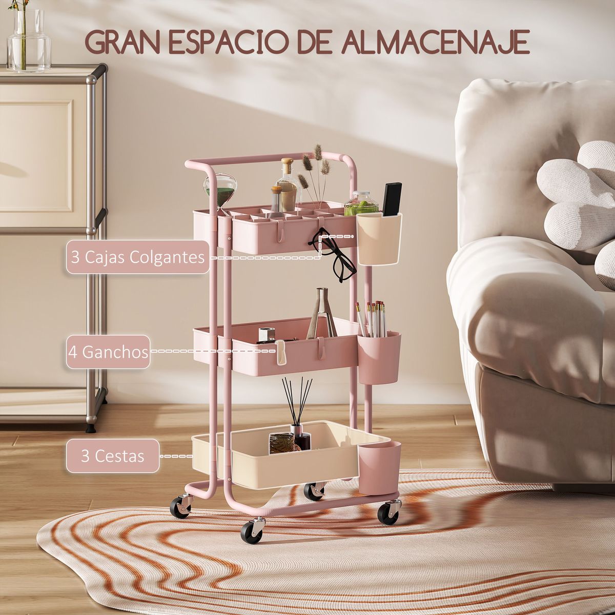 Carrito-auxiliar-Nuvem-Homcom-3-niveles-con-ganchos-y-cestas-rosa-865x42x38-cm