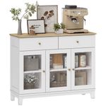 Aparador-Cirell-Homcom-3-puertas-con-2-cajones-blanco-natural-803x100x35-cm