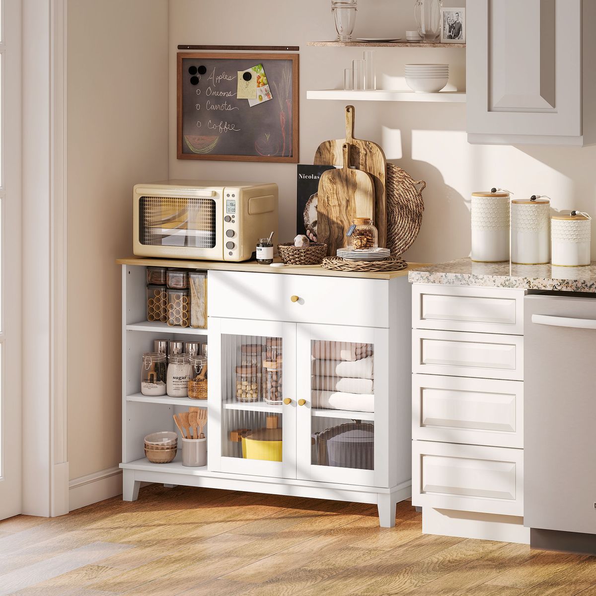 Aparador-Nuvem-Homcom-ambientada-hogar