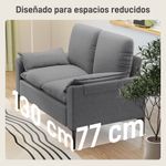 Sofa-Virelli-Homcom-2-plazas-medidas