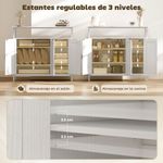 Aparador-Polaris-Homcom-3-puertas-