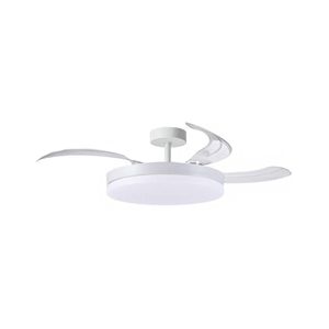 Ventilador de techo Apolo Bel Air 72W 4 aspas retráctiles blanco Ø108 cm [Nuevo 2026]