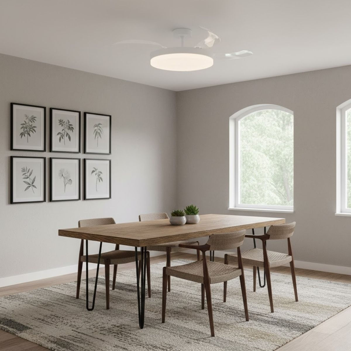 Ventilador-de-techo-Apolo-Bel-Air-72W-ambientada-comedor