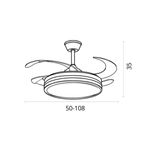 Ventilador-de-techo-Dune-Eco-Shakespeare-72W-medidas