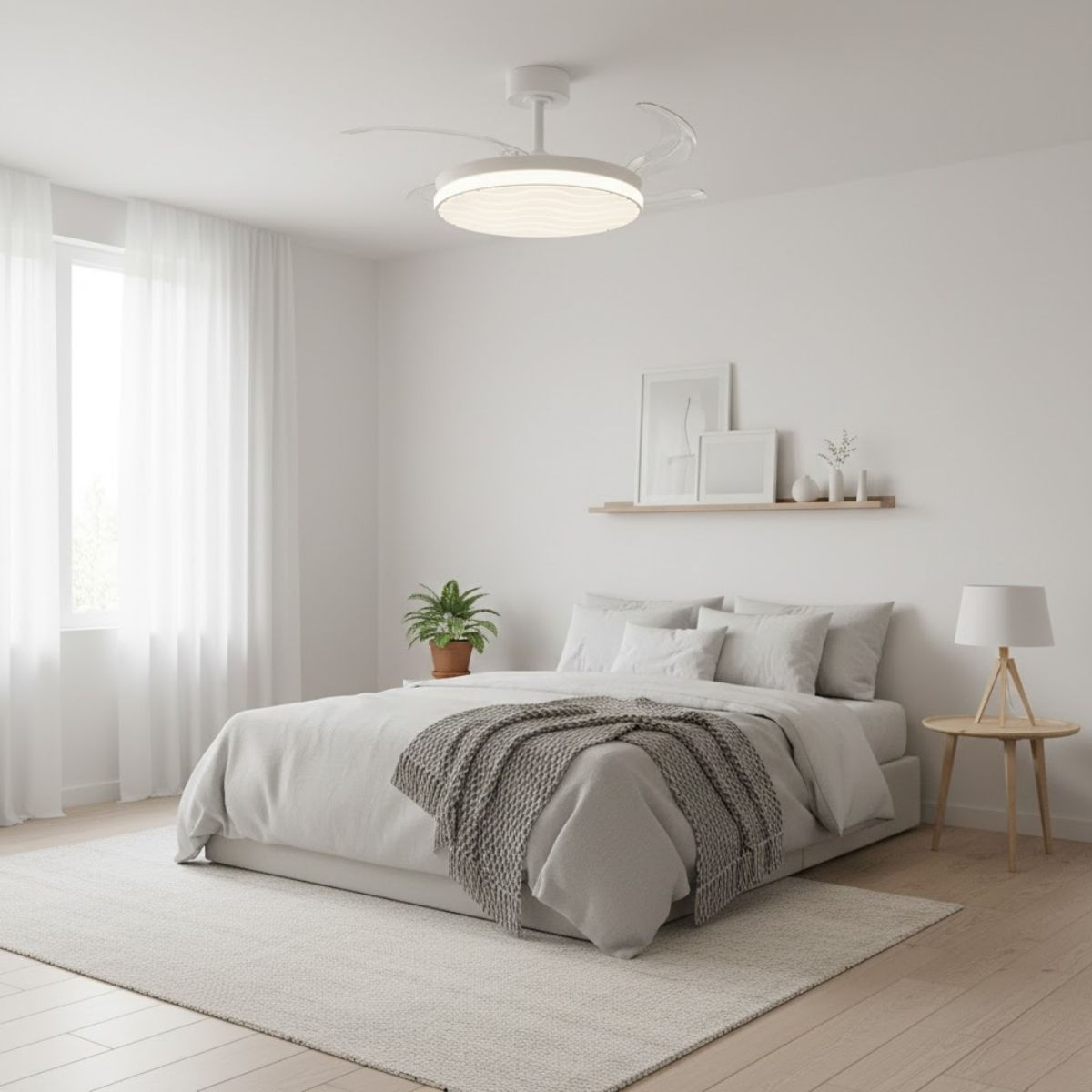 Ventilador-de-techo-Luxor-Bel-Air-72W-4-aspas-retractiles-blanco-Ø50x30-40-cm