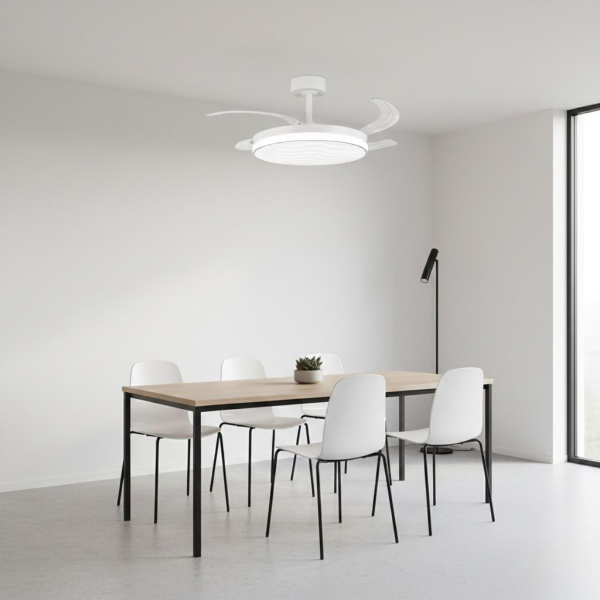 Ventilador-de-techo-Luxor-Bel-Air-72W-4-aspas-retractiles-blanco-Ø50x30-40-cm