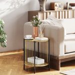 Mesa-auxiliar-Celestia-Homcom-ambientada