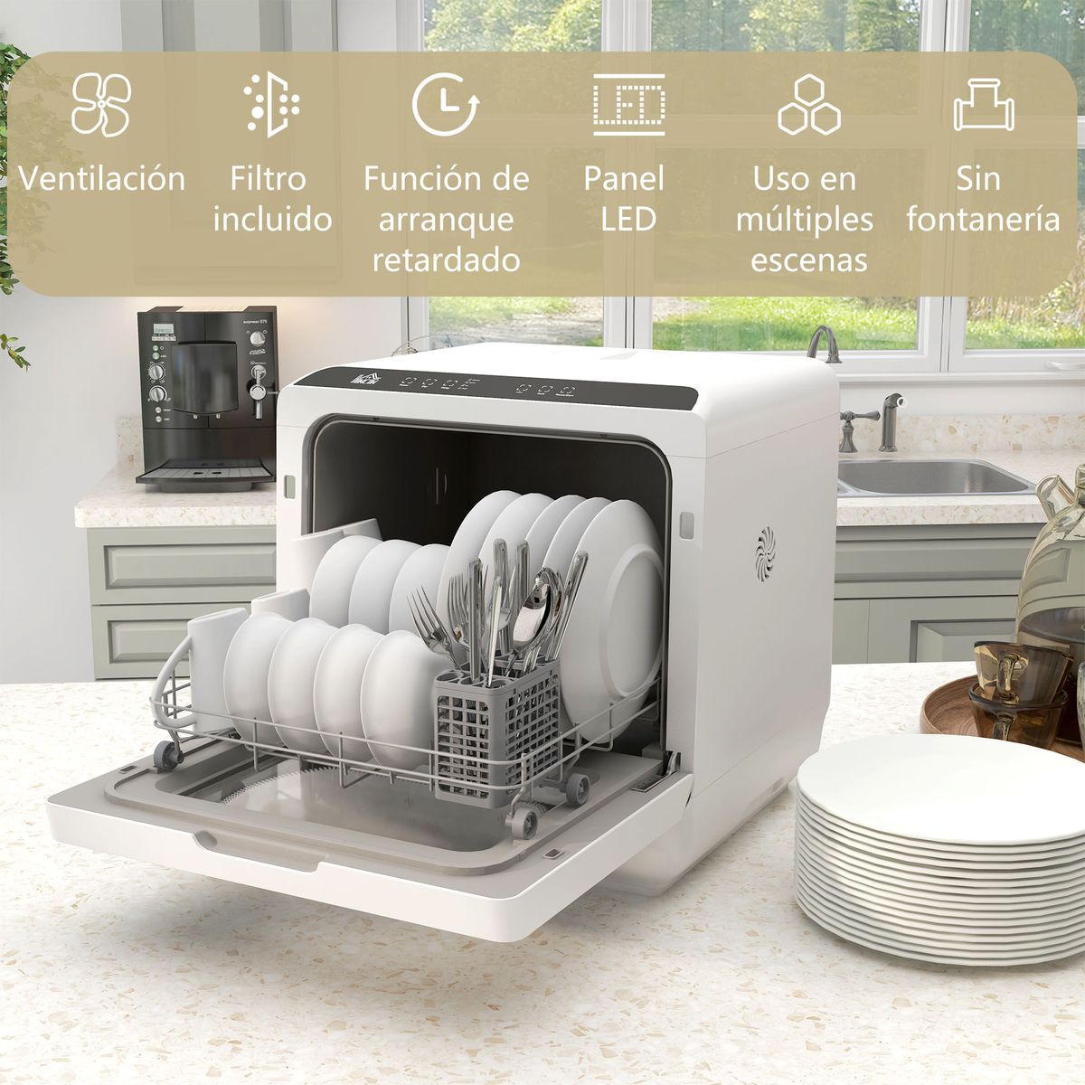 Lavavajillas-compacto-Homcom-4-servicio-6-programas-blanco-45-cm-