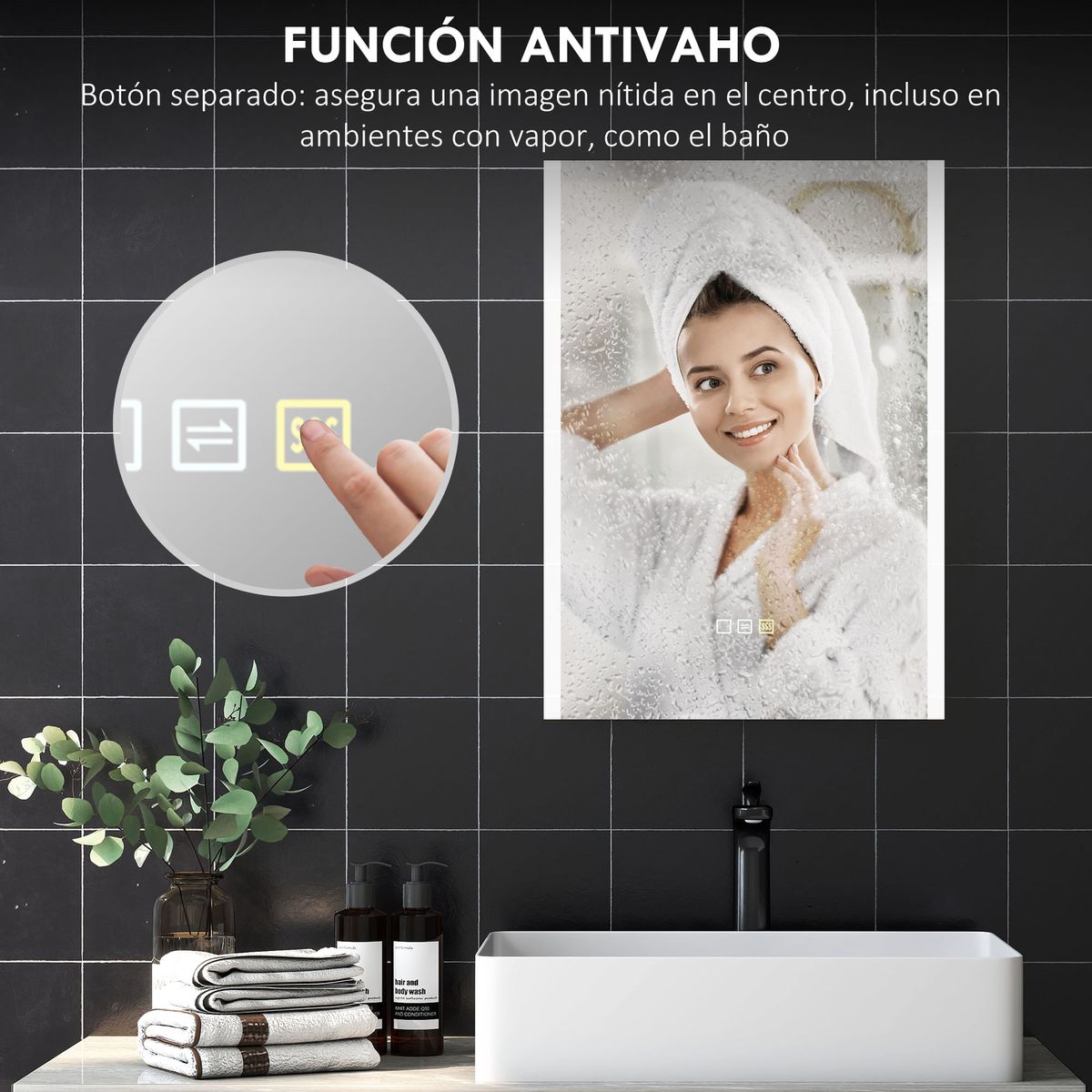 Espejo-de-baño-Mira-Homcom-luz-LED-3-temperaturas-vidrio-templado-50x70x3-cm