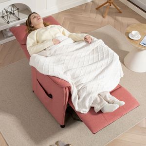 Sillón Rui Homcom reclinable con reposapiés 104x80x83 cm