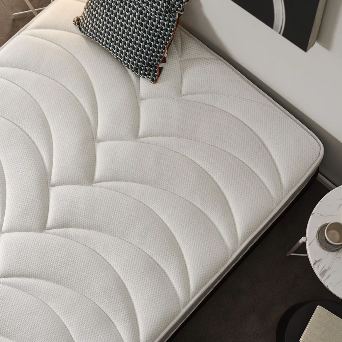 Colchon-viscoelastico-Elite-Silver-H30-nucleo-HR-blanco-30-cm