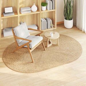 Alfombra exterior Zizur resistente rayos UV natural 200x140 cm