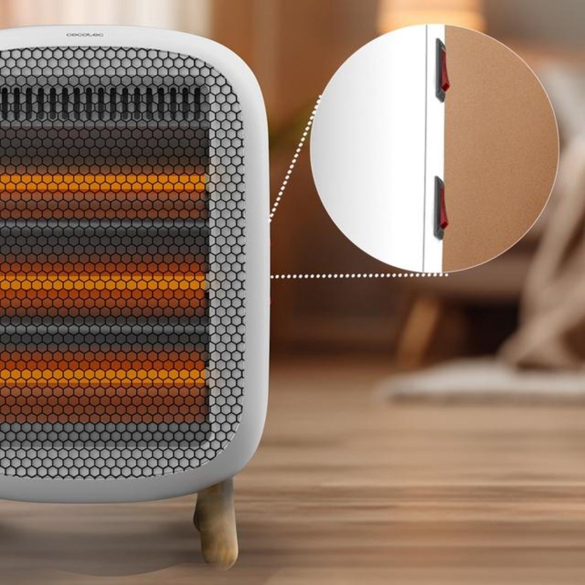 Calefactor-infrarrojos-Cecotec-ReadyWarm-1200-control