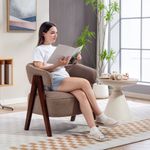 Butaca-Dhina-Homcom-respaldo-curvado-