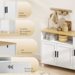 Aparador-Rema-Homcom-3-puertas