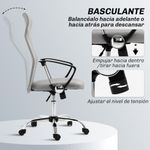 Silla-de-oficina-Rex-Homcom-con-respaldo-alto-5-ruedas-gris-claro-109-119x50x64-cm