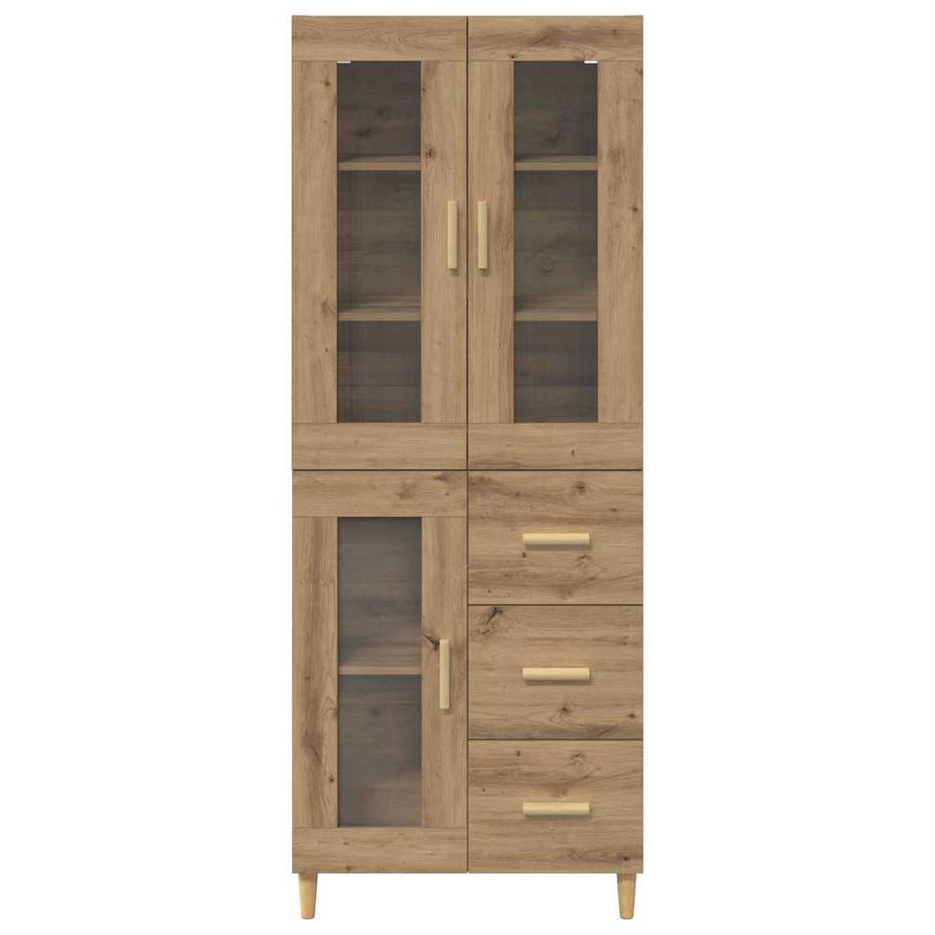 Alacena-Mallorca-3-puertas---3-cajones-roble-180x695x34-cm