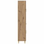 Alacena-Manila-4-puertas---2-cajones-roble-180x695x34-cm-