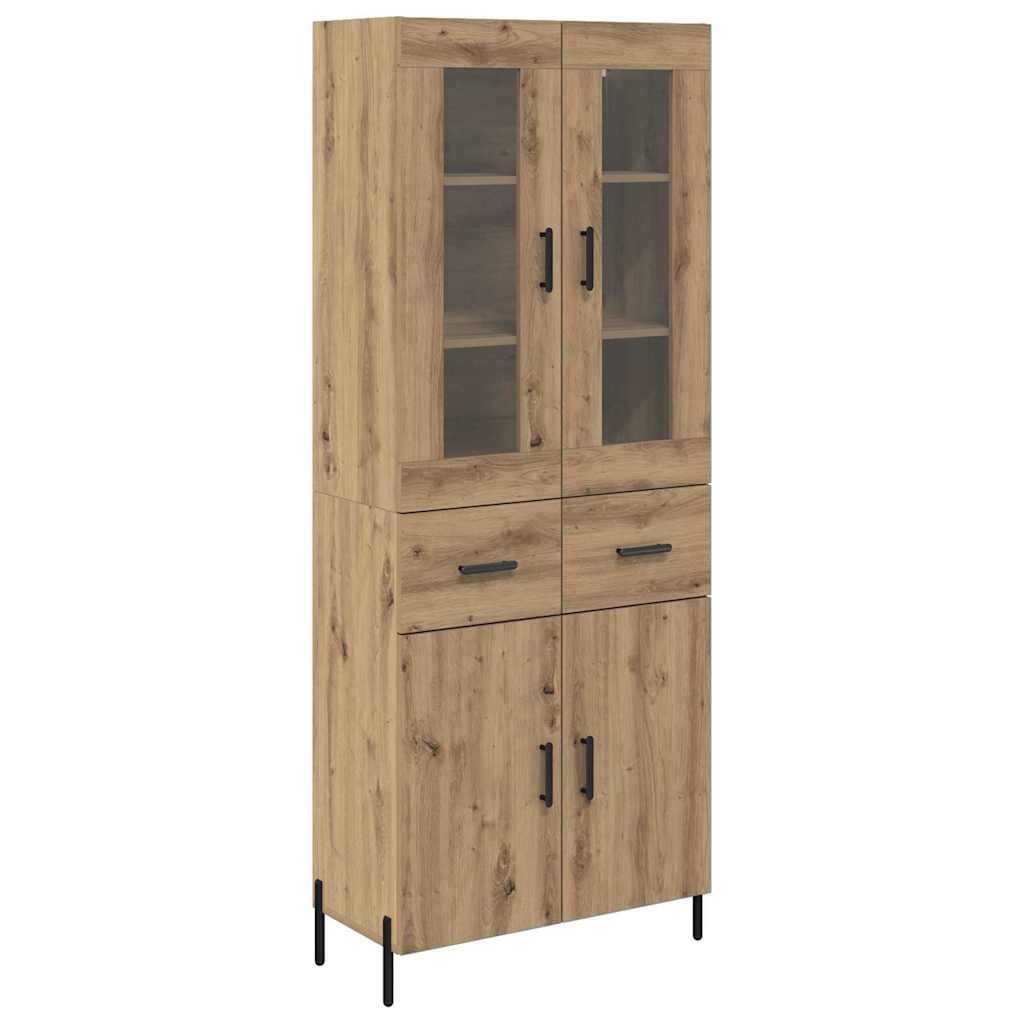 Alacena-Dorotea-4-puertas---2-cajones-roble-180x695x34-cm-