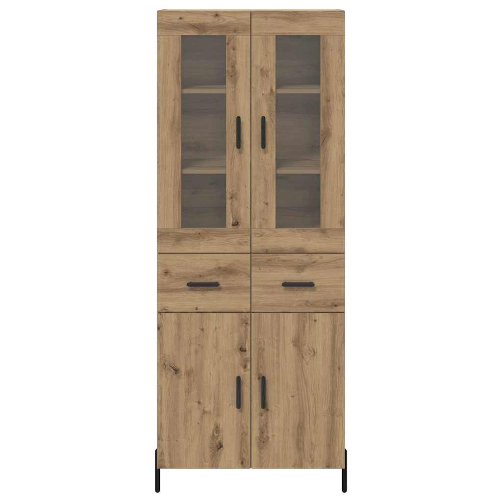Alacena-Dorotea-4-puertas---2-cajones-roble-180x695x34-cm-