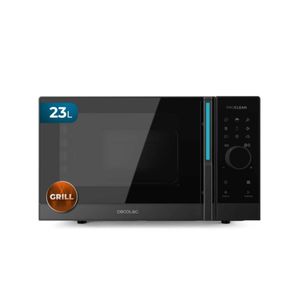Microondas Cecotec Proclean 6120 1000W 23L con grill 8 programas negro