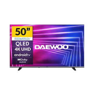 Smart TV Daewoo 50DM55QV 50" 4K QLED VIDAA D negro