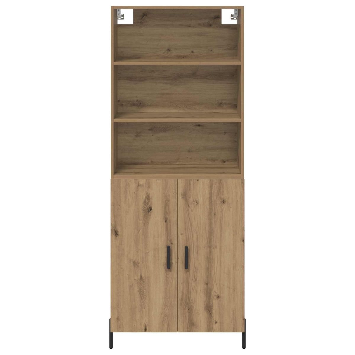 Armario-auxiliar-Caterina-2-puertas---3-estantes-roble-180x695x325-cm-