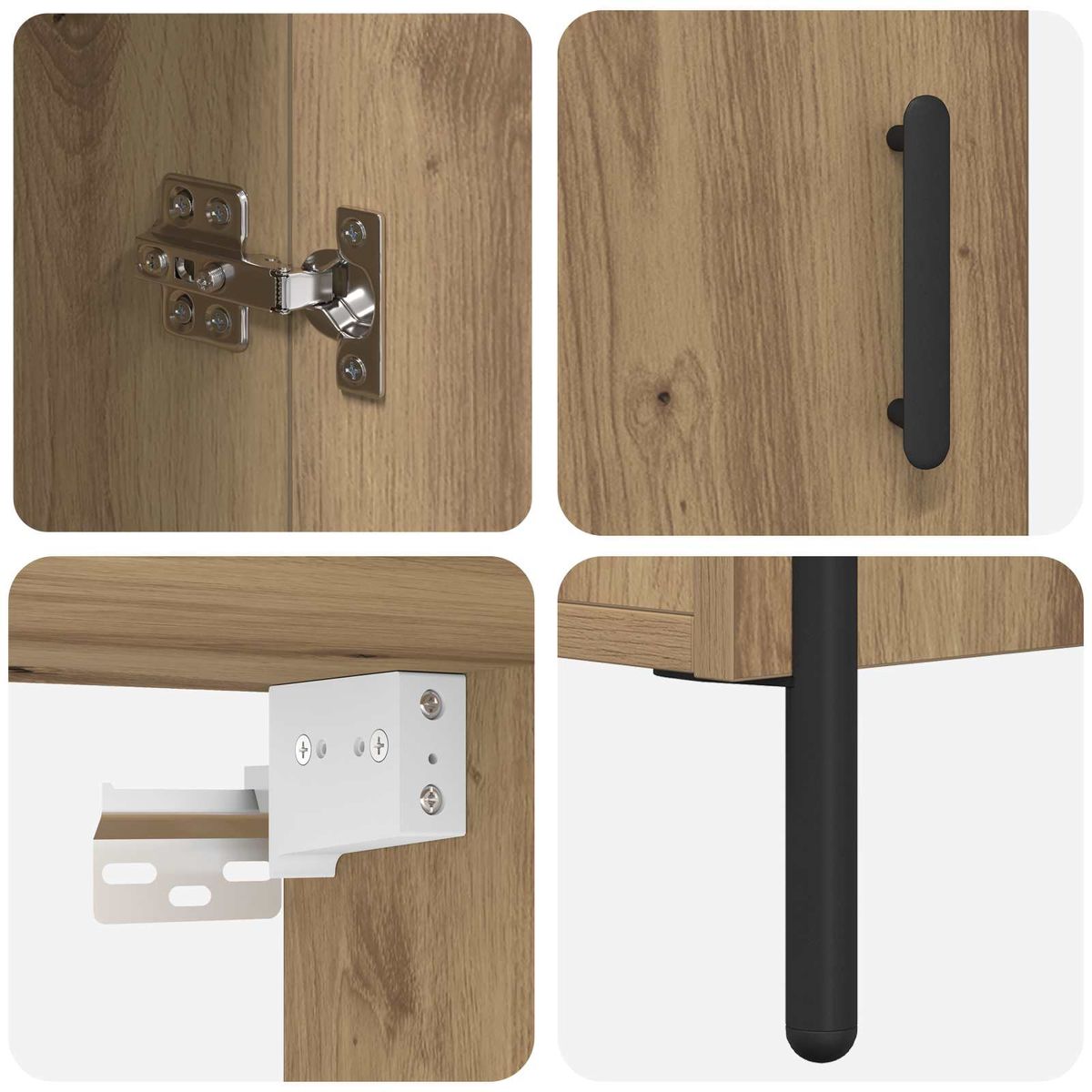 Armario-auxiliar-Caterina-2-puertas---3-estantes-roble-180x695x325-cm-