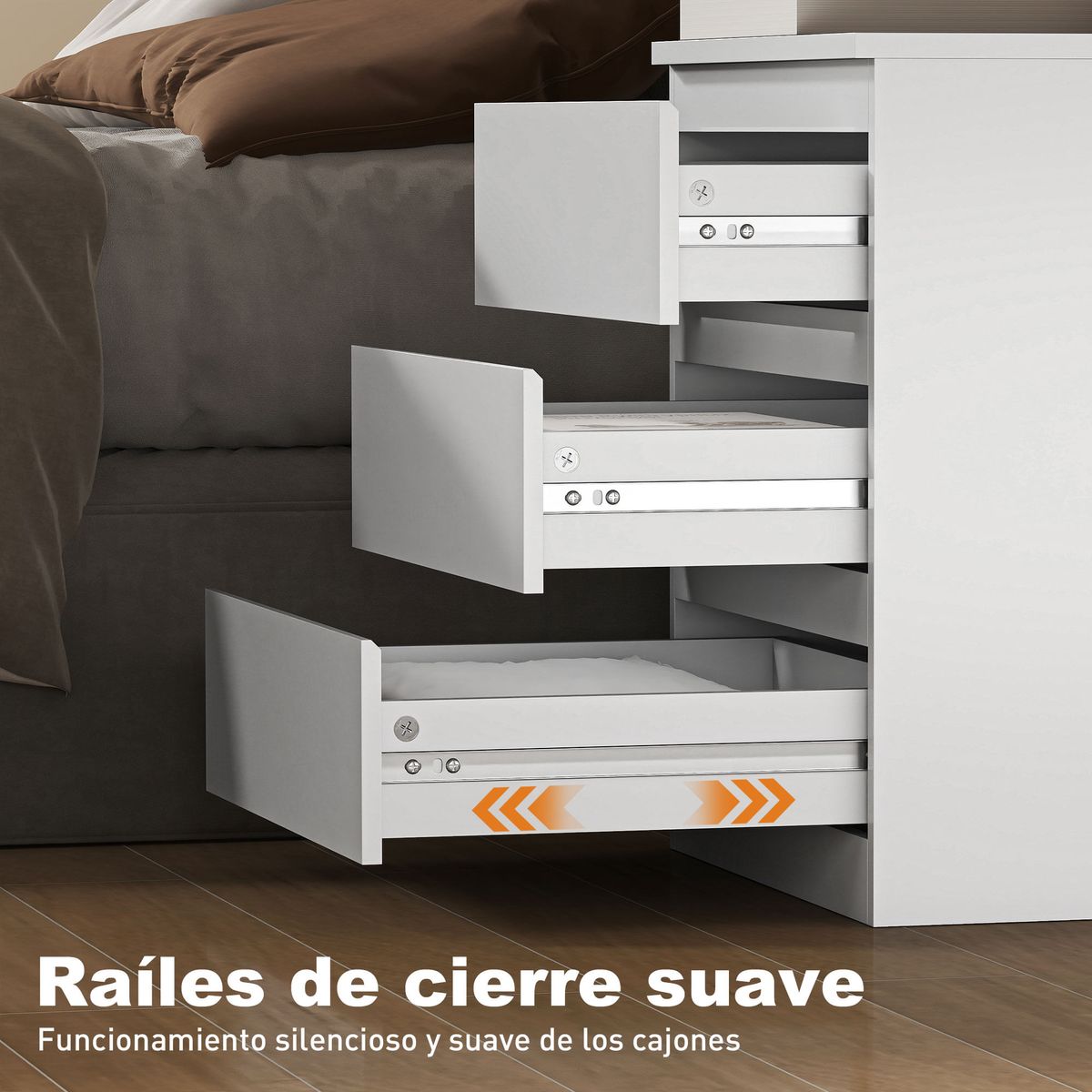 Mesita-de-noche-Palace-Homcom-3-cajones-cierre-suave