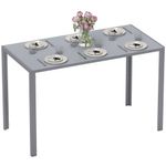 Mesa-de-comedor-Nuria-Homcom-diseño-fijo-gris-75x120x60-cm