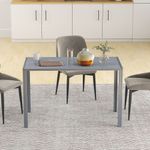 Mesa-de-comedor-Nuria-Homcom-diseño-fijo-gris-75x120x60-cm