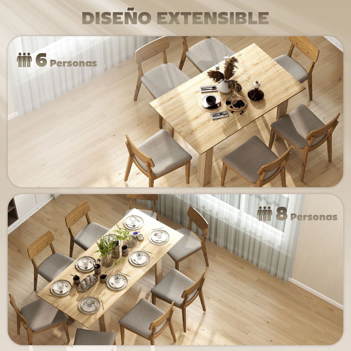 Mesa-de-comedor-Katy-Homcom-extensible-natural-75x140-180x90-cm-